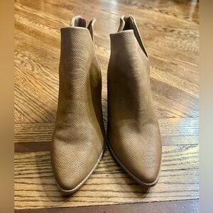 Sun + Stone Textured Brown Ankle‎ Booties